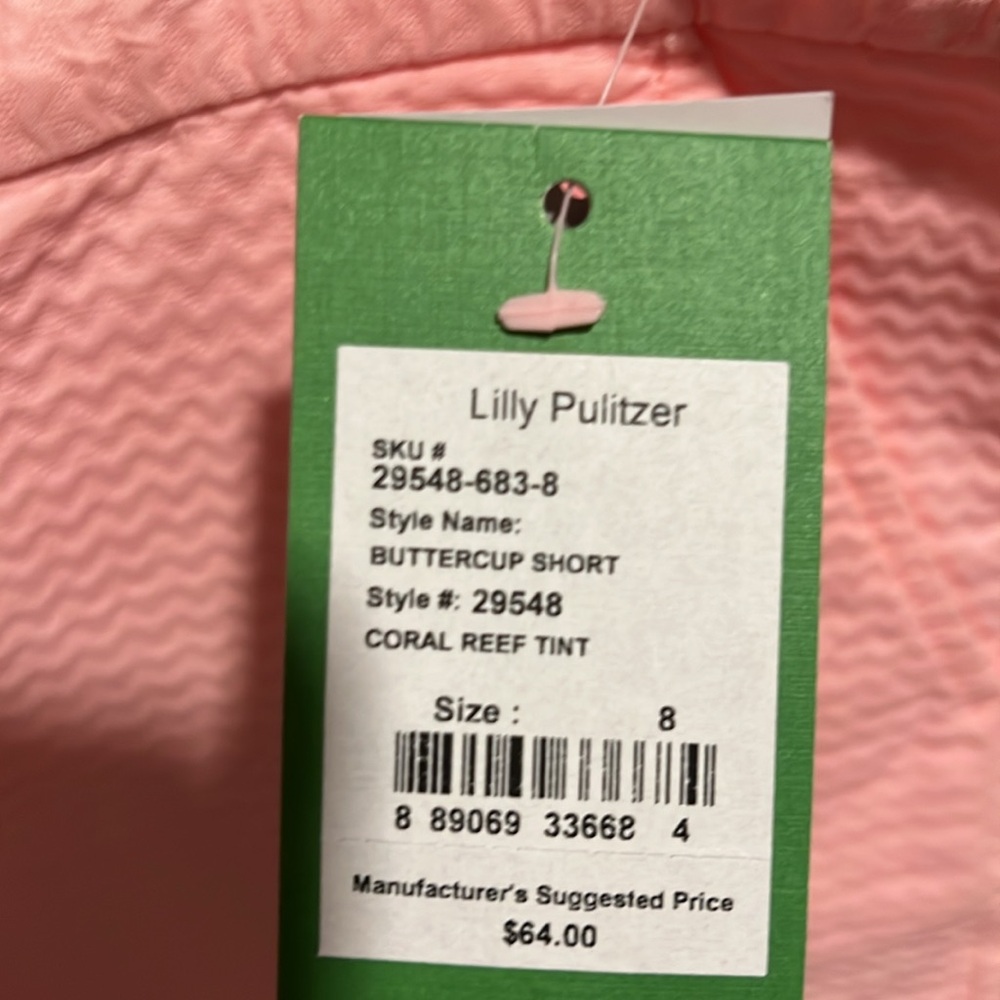 Lilly Pulitzer Buttercup Short “Coral Reef Tint” - Picture 3 of 4